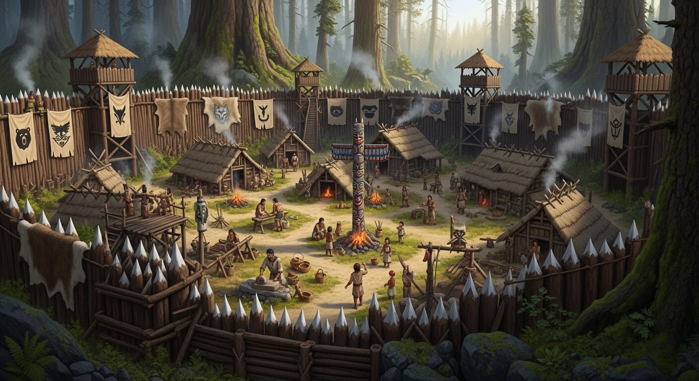 fortified villages of the woodland peoples