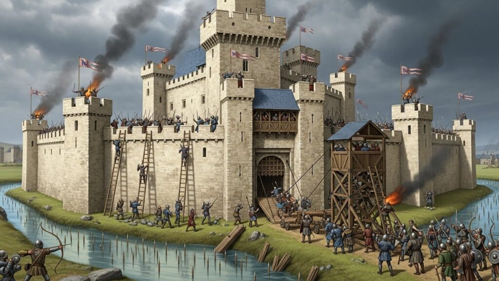 why castles were designed for slow death