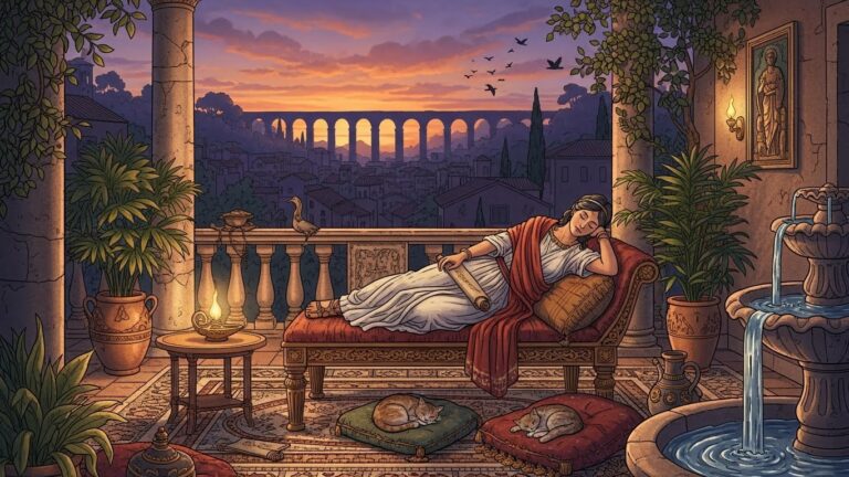 fall asleep in ancient rome a soothing story of daily life